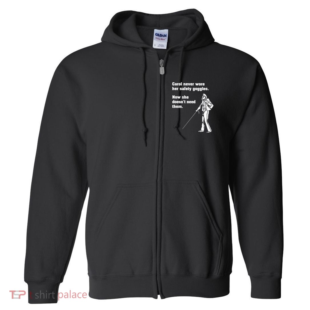 Carol Safety Goggles Funny Science Chemistry Full Zip Hoodie