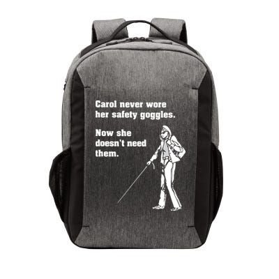 Carol Safety Goggles Funny Science Chemistry Vector Backpack