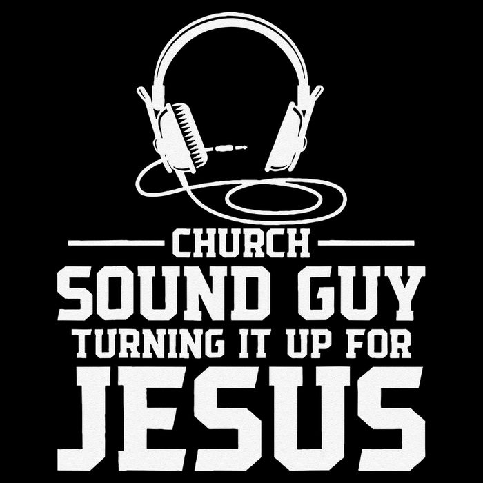 Church Sound Guy Turning It Up For Jesus Recording Engineer Full-Length Apron With Pockets