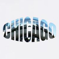 Chicago Skyline Giant Bean City Illinois State Gift Cooling Performance Crew T-Shirt