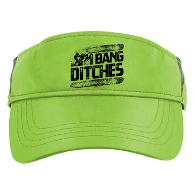 Cool Snowmobile Gift I Bang Ditches Snowmobiling Adult Drive Performance Visor