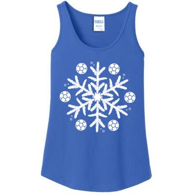 Christmas Soccer Gift Winter Snowflake Gift Ladies Essential Tank