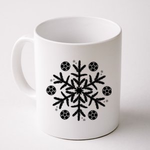 Christmas Soccer Gift Winter Snowflake Gift Coffee Mug