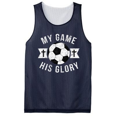 Christian Soccer Gifts Sayings Phrases Cross Mesh Reversible Basketball Jersey Tank