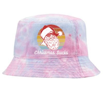 Christmas Sucks Gift Tie-Dyed Bucket Hat