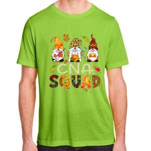 Cna Squad Gnome Nurse Leopard Thanksgiving Fall Stethoscope Adult ChromaSoft Performance T-Shirt