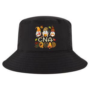 Cna Squad Gnome Nurse Leopard Thanksgiving Fall Stethoscope Cool Comfort Performance Bucket Hat