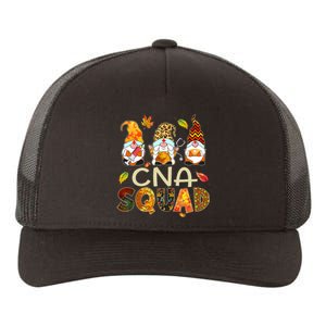 Cna Squad Gnome Nurse Leopard Thanksgiving Fall Stethoscope Yupoong Adult 5-Panel Trucker Hat