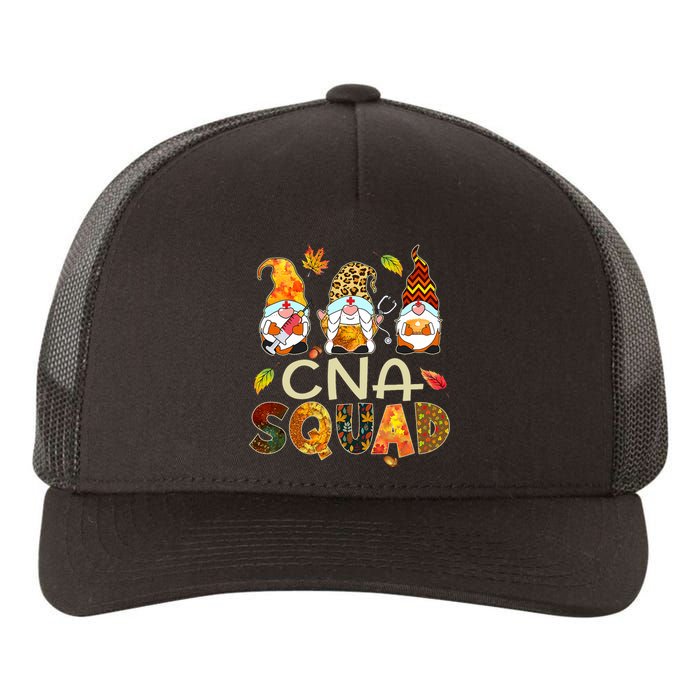 Cna Squad Gnome Nurse Leopard Thanksgiving Fall Stethoscope Yupoong Adult 5-Panel Trucker Hat