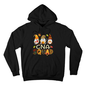 Cna Squad Gnome Nurse Leopard Thanksgiving Fall Stethoscope Hoodie