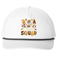 Cna Squad Gnome Nurse Leopard Thanksgiving Fall Stethoscope Snapback Five-Panel Rope Hat