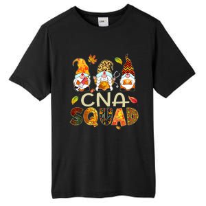 Cna Squad Gnome Nurse Leopard Thanksgiving Fall Stethoscope Tall Fusion ChromaSoft Performance T-Shirt