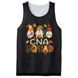 Cna Squad Gnome Nurse Leopard Thanksgiving Fall Stethoscope Mesh Reversible Basketball Jersey Tank