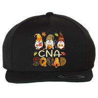 Cna Squad Gnome Nurse Leopard Thanksgiving Fall Stethoscope Wool Snapback Cap