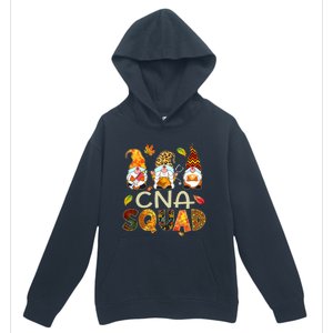 Cna Squad Gnome Nurse Leopard Thanksgiving Fall Stethoscope Urban Pullover Hoodie