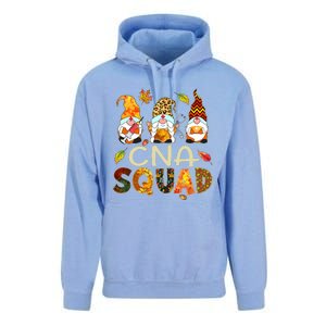 Cna Squad Gnome Nurse Leopard Thanksgiving Fall Stethoscope Unisex Surf Hoodie