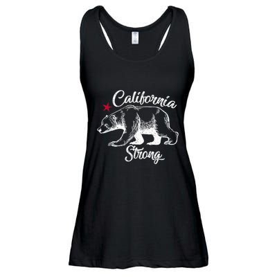 California Strong Grizzly Bear Ladies Essential Flowy Tank