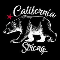 California Strong Grizzly Bear 16 in Basic Backpack