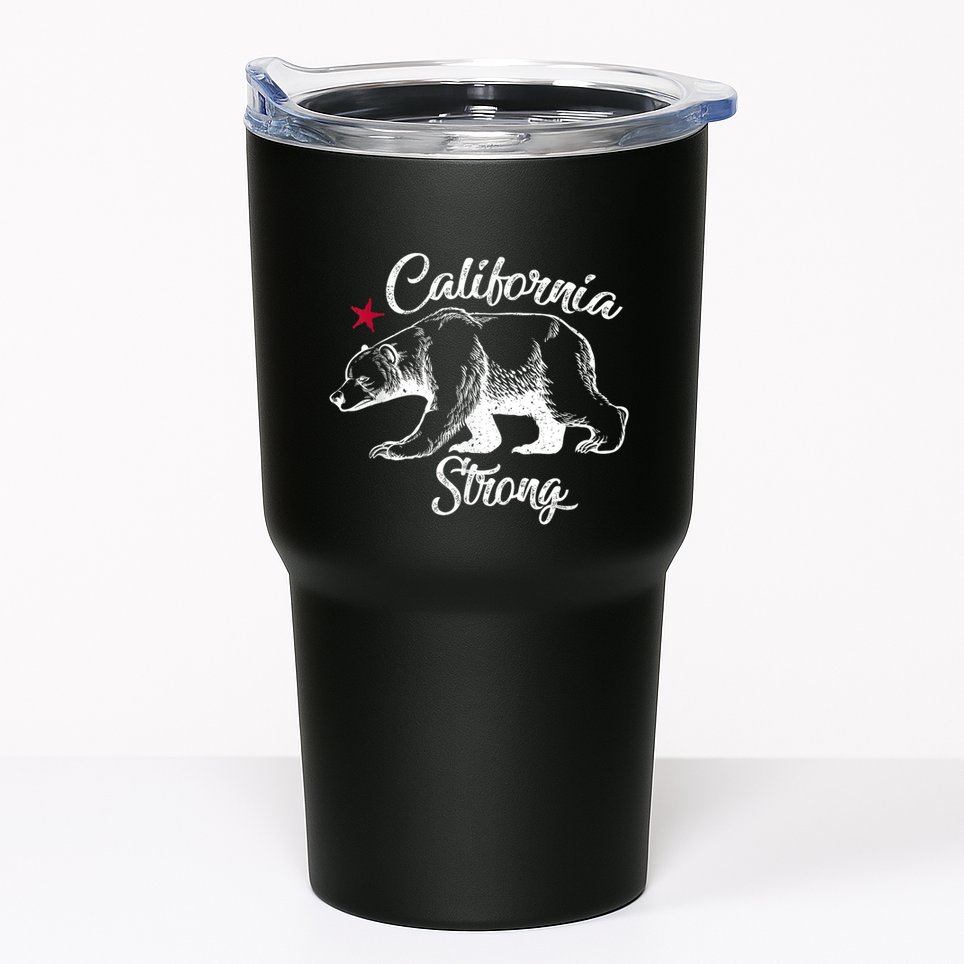California Strong Grizzly Bear Tumbler
