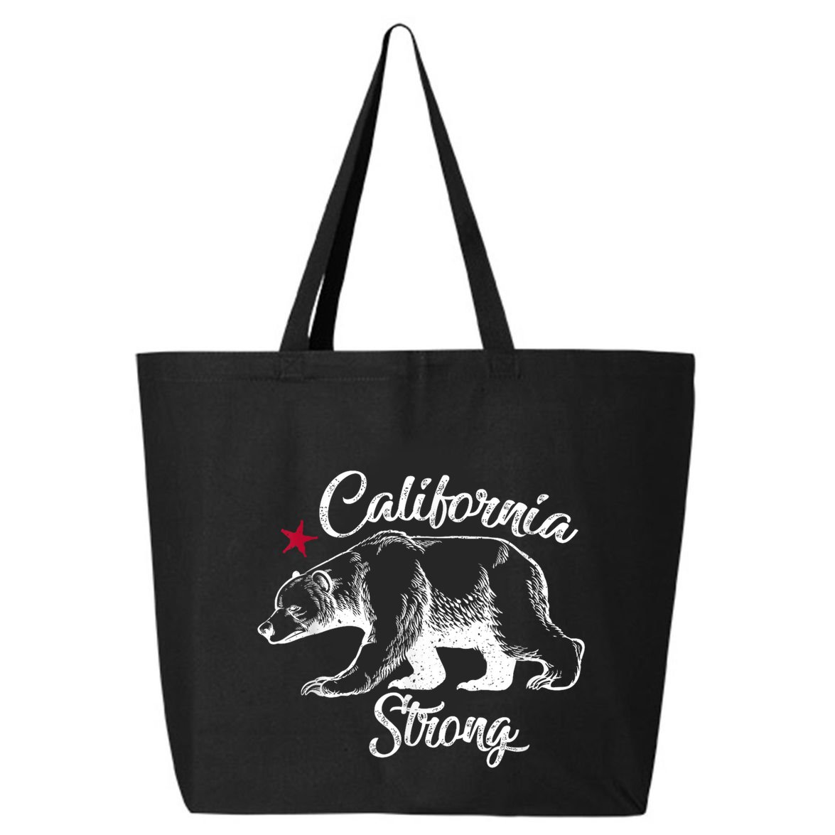 California Strong Grizzly Bear 25L Jumbo Tote