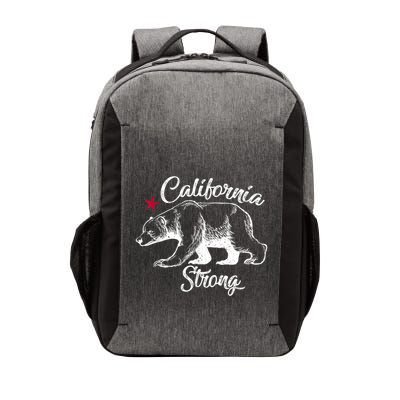 California Strong Grizzly Bear Vector Backpack
