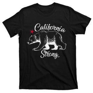 California Strong Grizzly Bear Gift T-Shirt