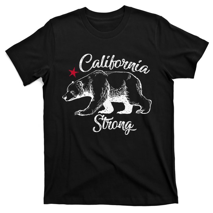 California Strong Grizzly Bear Gift T-Shirt