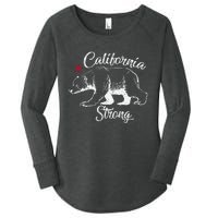 California Strong Grizzly Bear Gift Women's Perfect Tri Tunic Long Sleeve Shirt