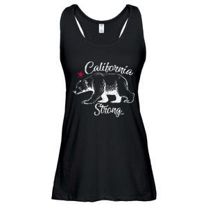 California Strong Grizzly Bear Gift Ladies Essential Flowy Tank