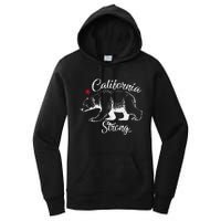 California Strong Grizzly Bear Gift Women's Pullover Hoodie