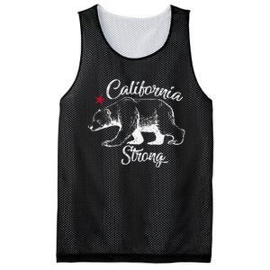 California Strong Grizzly Bear Gift Mesh Reversible Basketball Jersey Tank