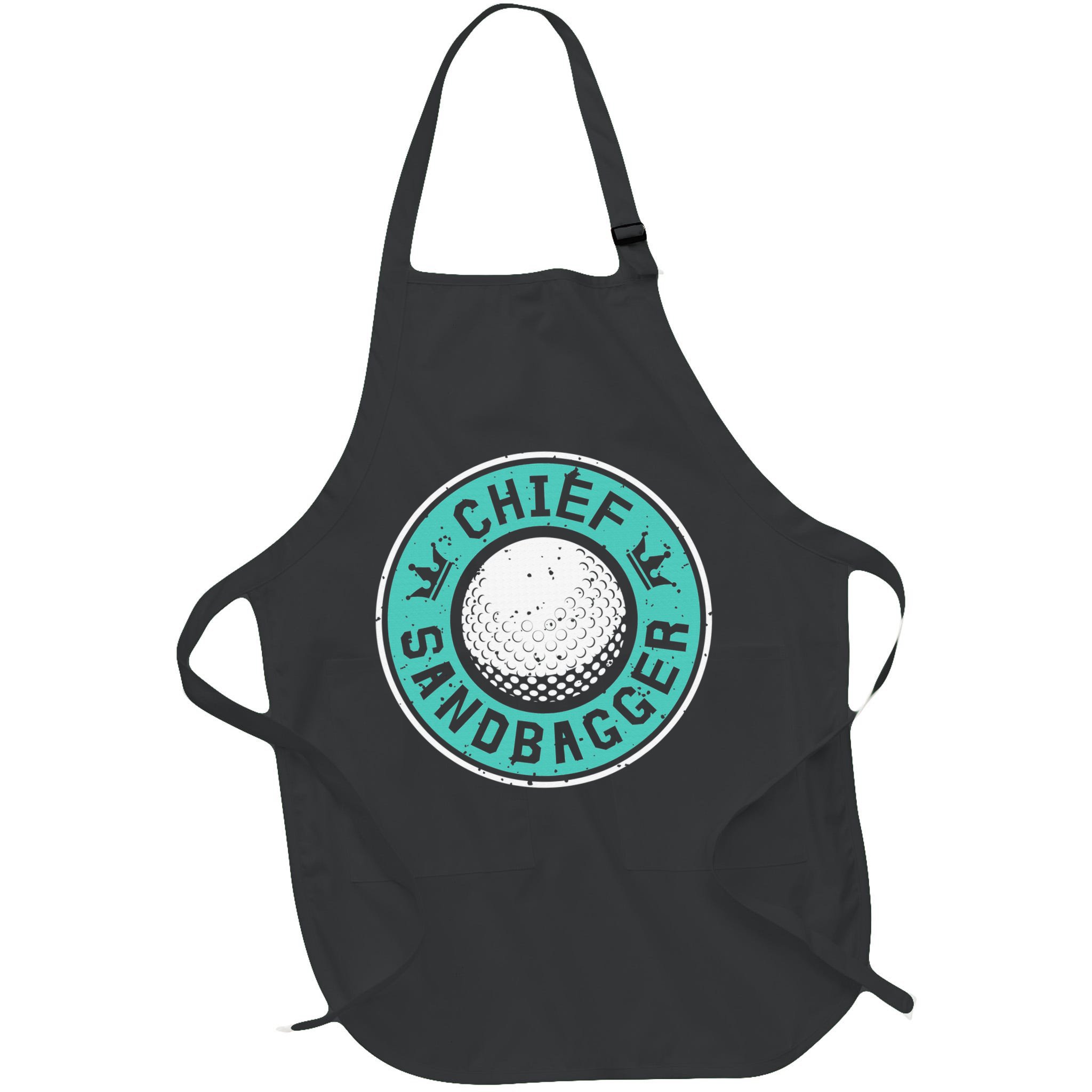 Chief Sandbagger Gag Funny Golf Team Gift Apron
