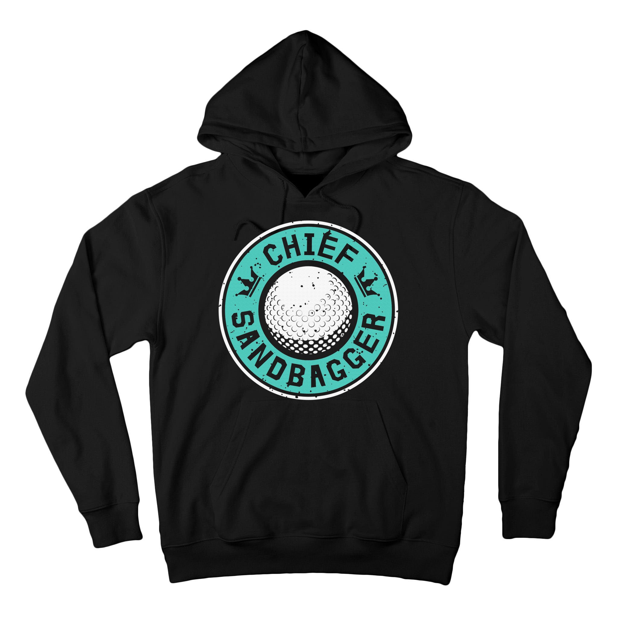 Chief Sandbagger Gag Funny Golf Team Gift Tall Hoodie