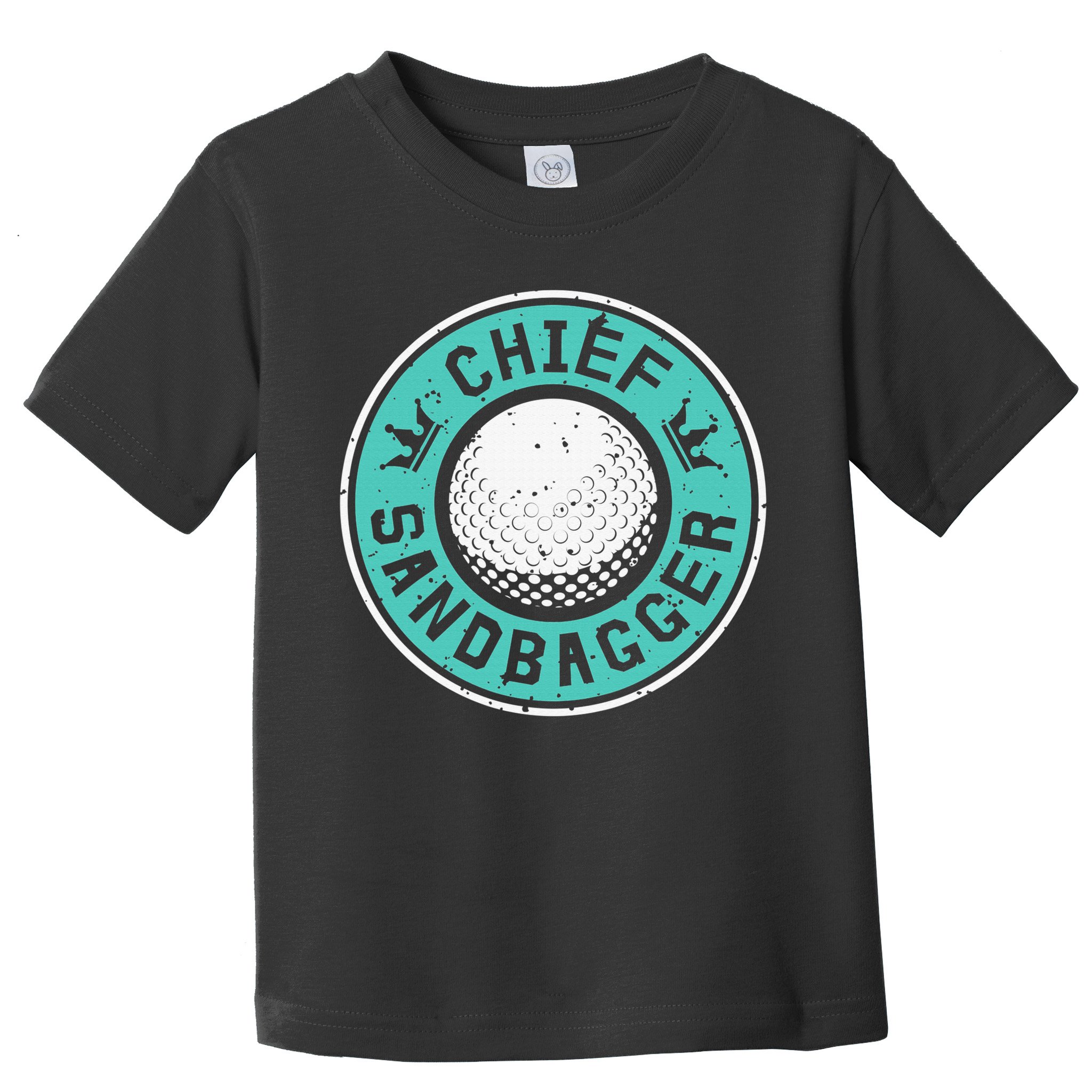 Chief Sandbagger Gag Funny Golf Team Gift Toddler T-Shirt