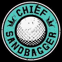 Chief Sandbagger Gag Funny Golf Team Gift Toddler T-Shirt