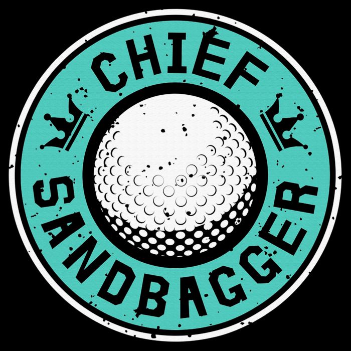 Chief Sandbagger Gag Funny Golf Team Gift Toddler T-Shirt