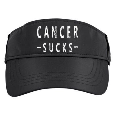 Cancer Sucks Gift Hooded Cancer Gift Adult Drive Performance Visor