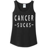 Cancer Sucks Gift Hooded Cancer Gift Ladies Essential Tank