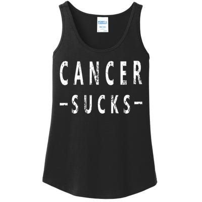 Cancer Sucks Gift Hooded Cancer Gift Ladies Essential Tank