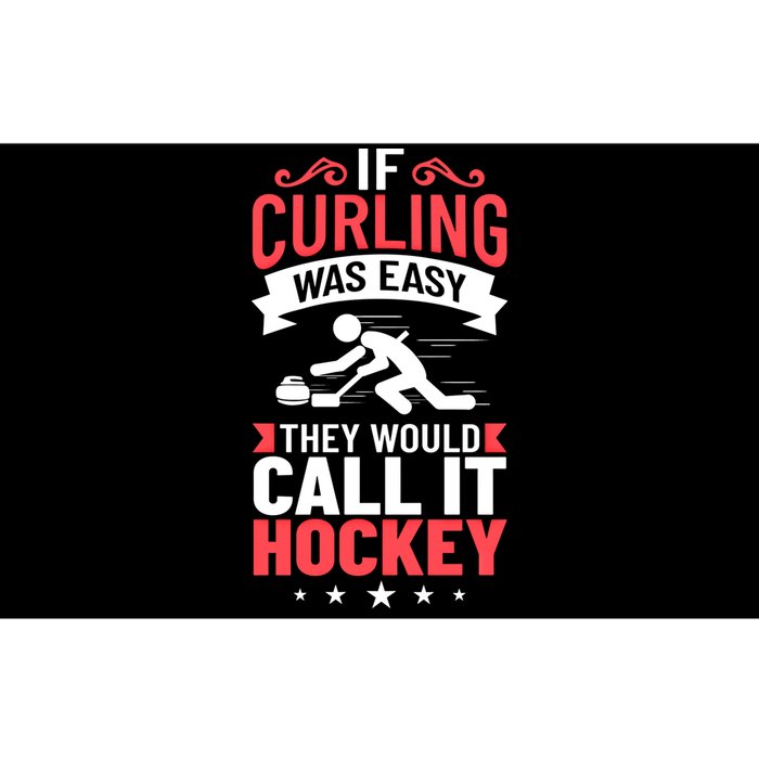 Curling Sport Game Curler Player Stones Broom Curl Gift Bumper Sticker