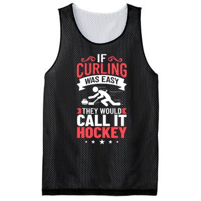 Curling Sport Game Curler Player Stones Broom Curl Gift Mesh Reversible Basketball Jersey Tank