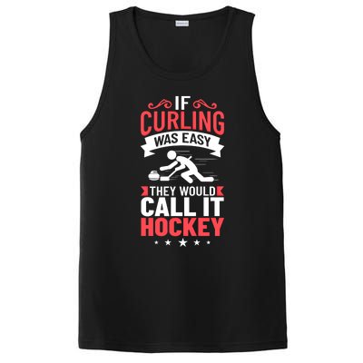 Curling Sport Game Curler Player Stones Broom Curl Gift PosiCharge Competitor Tank