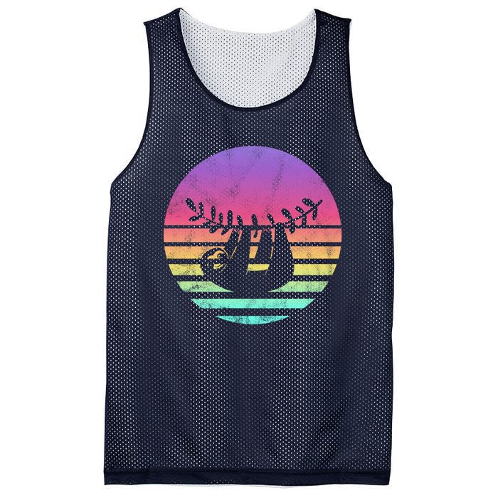 Classic Sloth Gift Graphic Mesh Reversible Basketball Jersey Tank