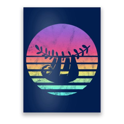 Classic Sloth Gift Graphic Poster