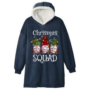 Christmas Squad Gnomies Christmas Gnome Family Matching Pjs Great Gift Hooded Wearable Blanket