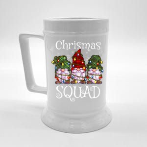 Christmas Squad Gnomies Christmas Gnome Family Matching Pjs Great Gift Beer Stein