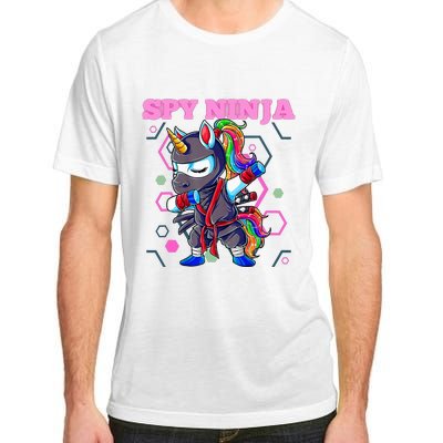 Cool Spy Gaming Ninja Gamer Unicorn Ninja Adult ChromaSoft Performance T-Shirt