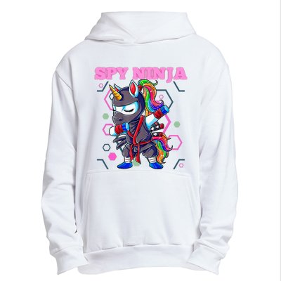 Cool Spy Gaming Ninja Gamer Unicorn Ninja Urban Pullover Hoodie