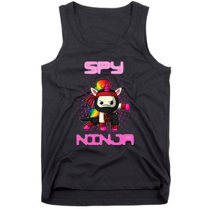 Cool Spy Gaming Ninja Gamer Unicorn Ninja Tank Top