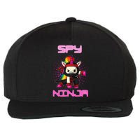 Cool Spy Gaming Ninja Gamer Unicorn Ninja Wool Snapback Cap